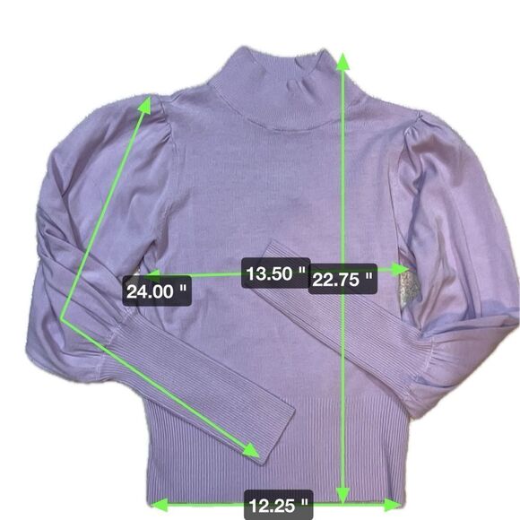Lavender Turtleneck Sweater - Picture 13 of 16